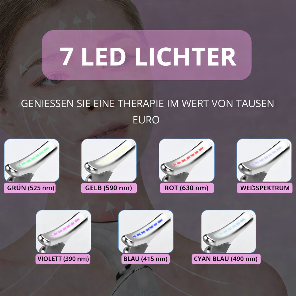 Baireta - Straffendes LED-Gesichtsmassagegerät
