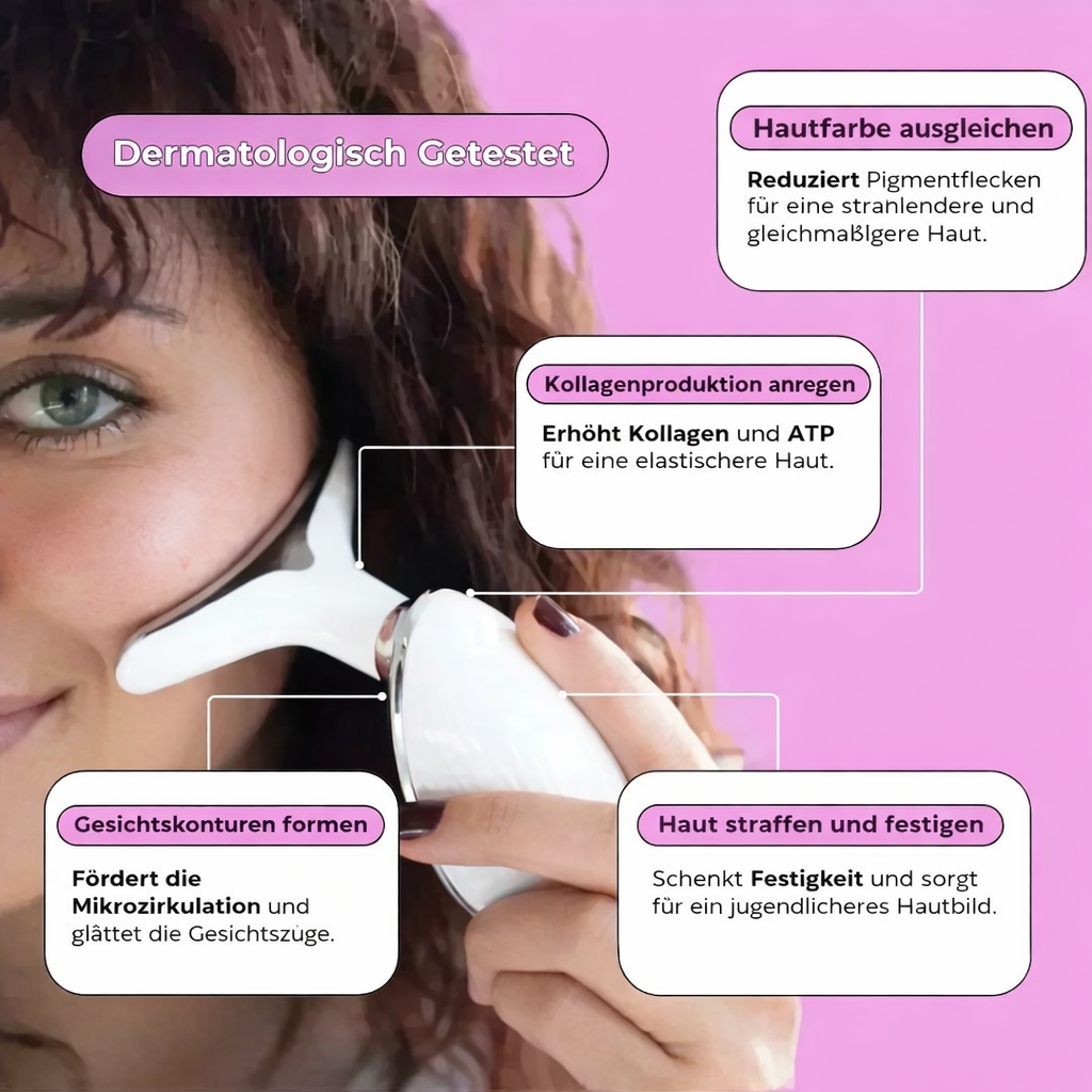 Baireta - Straffendes LED-Gesichtsmassagegerät